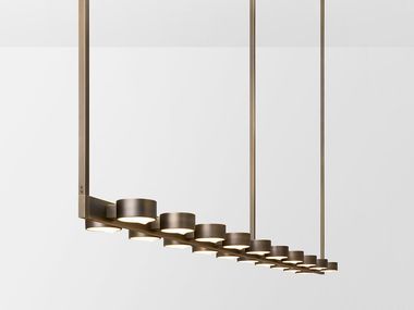 Luminária pendente LED de metal OCCHI HORIZONTAL Articolo Studios