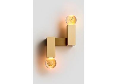 LED Wandleuchte aus Aluminium und Glas ORO LINK Articolo Studios