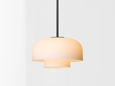 Pendelleuchte aus Glas ROLO LARGE DOUBLE DOWN SINGLE Articolo Studios