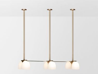 LED Pendelleuchte aus Metall TUBI Articolo Studios