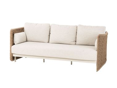 Straight 3 seater fabric garden sofa CATALINA Artie