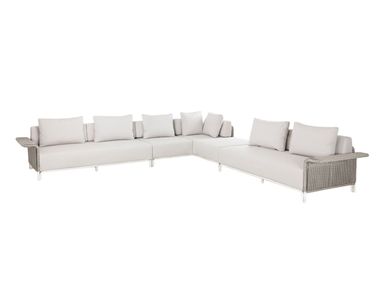 Modular corner fabric garden sofa MAUI Artie