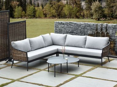 5-Sitzer modulares Garten Ecksofa aus Stoff MUSES Artie