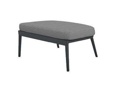 Rectangular fabric garden footstool MUSES Artie