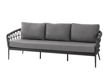 3 seater Straight fabric garden sofa MUSES Artie