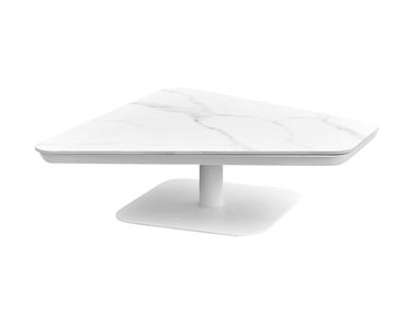Free form Sintered stone garden side table with central base NEW FREEDOM Artie