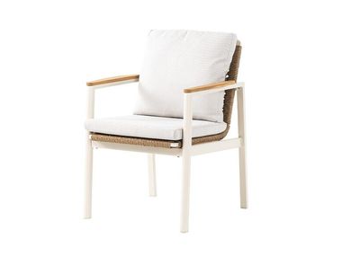 Fabric garden chair with armrests REYNE Artie