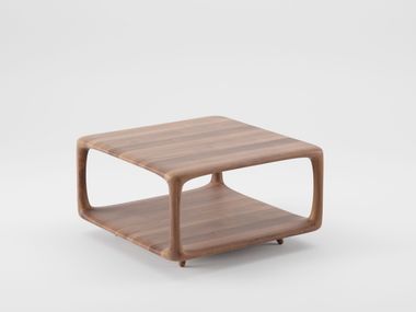 Solid wood central coffee table BLEND Artisan