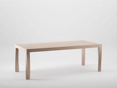 Rectangular solid wood dining table TOR Artisan