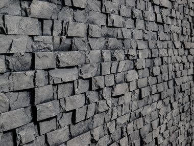 Indoor/outdoor glass-fibre 3D Wall Panel with stone effect FIJI Artstone Panel Systems