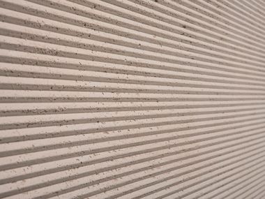 3D Wall Cladding with stone effect GYRON Artstone Panel Systems