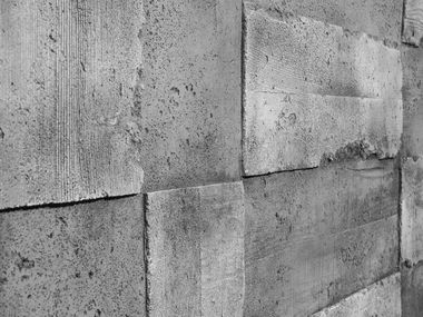 3D Wall Cladding with concrete effect H-RECTA Artstone Panel Systems