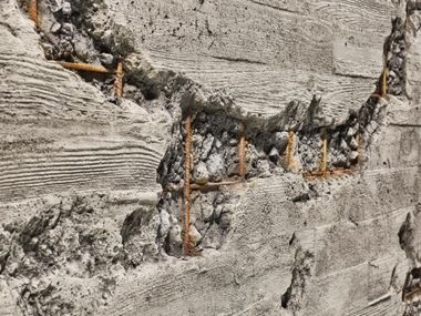 Glass-fibre 3D Wall Cladding with concrete effect RUINA VINTAGE Artstone Panel Systems