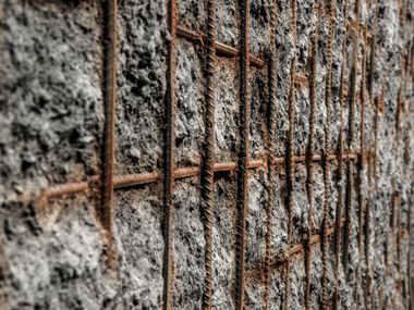 Glass-fibre 3D Wall Cladding with concrete effect RUINA Artstone Panel Systems