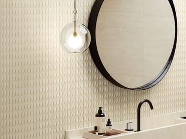 Atlas Concorde, MARVEL T Rivestimento tridimensionale in gres porcellanato effetto travertino