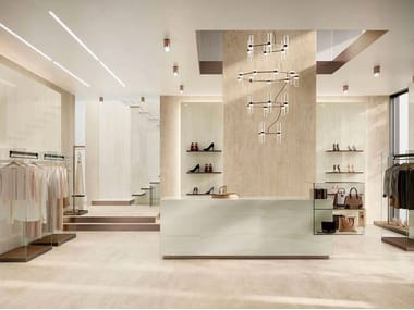 Atlas Plan, ONYX IVORY Rivestimento in gres porcellanato effetto marmo