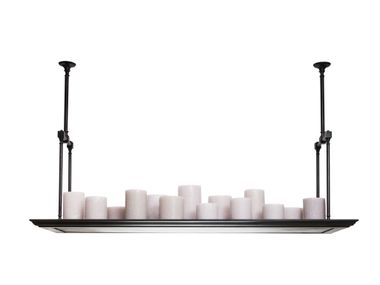 Lampada a sospensione in ottone BELLEFEU ROYAL RECTANGULAR Authentage Lighting