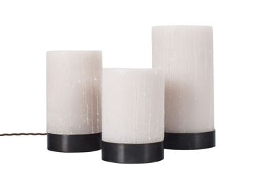Lampada da tavolo in ottone e cera BELLEFEU TABLE SET Authentage Lighting