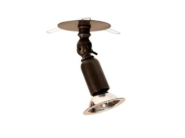 Faretto orientabile in ottone a soffitto FISTON DISC WITH SPRINGS Authentage Lighting