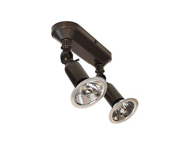 Faretto multiplo orientabile in ottone FISTON ON ROUNDED PROFILE Authentage Lighting