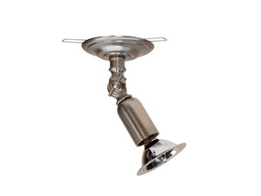 Faretto orientabile in ottone a soffitto FISTON ROSAS WITH SPRINGS Authentage Lighting