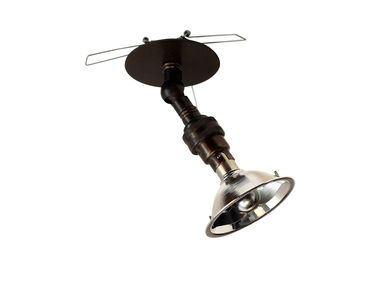 Faretto in ottone con morsetto MARRON DISC WITH SPRINGS Authentage Lighting