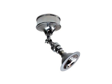Faretto orientabile in ottone MARRON ON ROUND BASE Authentage Lighting