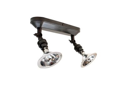 Faretto orientabile multiplo MARRON ON ROUNDED PROFILE Authentage Lighting