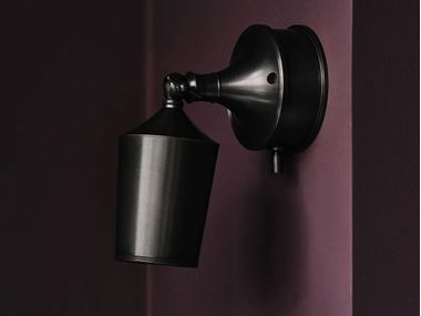 Faretto da parete orientabile in ottone MM. BACCHUS Authentage Lighting