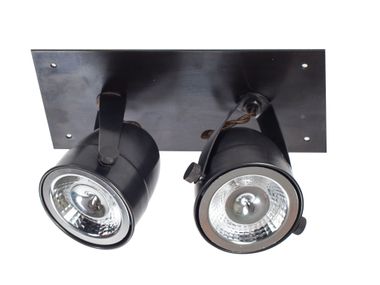 Faretto orientabile da incasso multiplo in ottone PHANTÔME COMÈTE Authentage Lighting