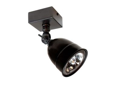 Faretto a LED orientabile in ottone a soffitto POIRE ON SQUARE BASE Authentage Lighting