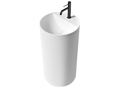 Freestanding round Solid Surface washbasin FREESTANDING BASIN Axa