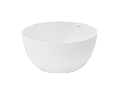 Round freestanding Solid Surface bathtub ORTA Axa