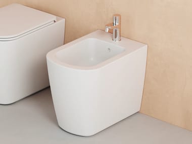 Bidet in ceramica a pavimento AUREA