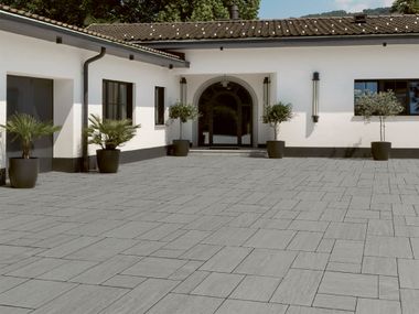 Concrete paving block ARGENTA BAGATTINI