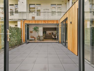Anti-slip outdoor floor tiles CONCRETE GREEN 40X40 BAGATTINI