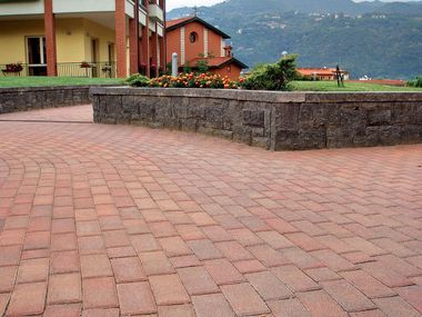 Concrete paving block MATTONCINO DRENOPAV® BAGATTINI