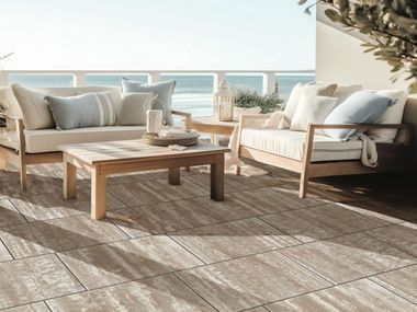 Reconstructed stone outdoor floor tiles MEGA 60X40 BAGATTINI