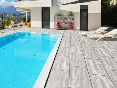 Reconstructed stone outdoor floor tiles MEGA 80X40 BAGATTINI