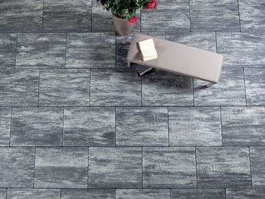 Concrete outdoor floor tiles PIASTRA 80X60 BAGATTINI
