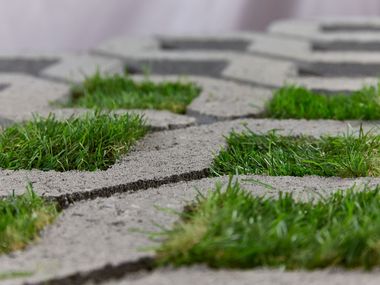 Concrete Grass mesh SCACCO BAGATTINI