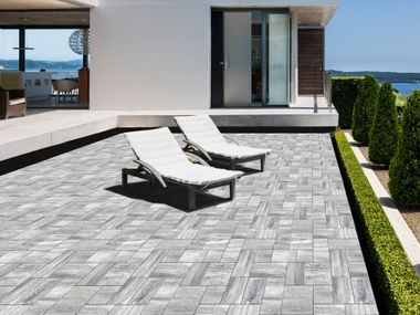Concrete paving block VERONA PLAIN DRENOPAV® BAGATTINI