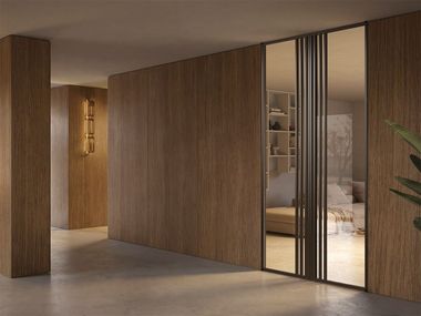 Fossil oak partition INTEGRATED DOORS BARAUSSE