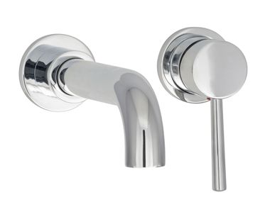 BARIL, ZIP B66 Miscelatore per lavabo a muro a 2 fori senza scarico