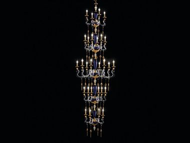 Chandelier with Swarovski® Crystals BAROCCO L28 SUPERLUX SPECIAL EDITION Euroluce Lampadari