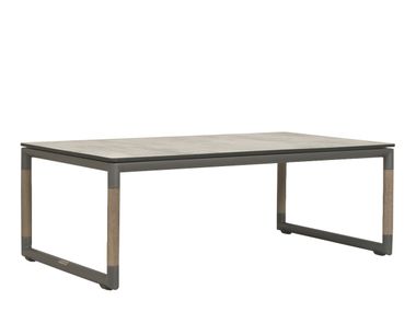 Rectangular aluminium central coffee table BASTINGAGE Les Jardins®