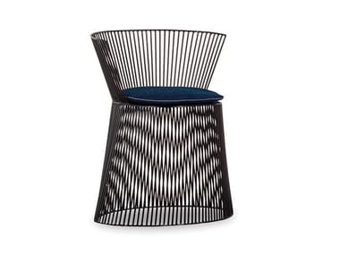 Stuhl aus lackiertem Metall GIBELLINA VESTITA