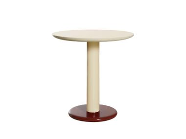 Cafe table with MDF top and recycled aluminum leg ECLIPSO BD Barcelona