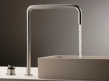 BEAMTECH, TIMELESS TL35 Bocca di erogazione in acciaio inox con aeratore da piano per lavabo