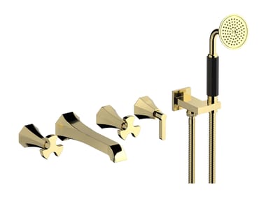 IB, BELMONDO BT398 Rubinetto per vasca a 5 fori a muro con deviatore